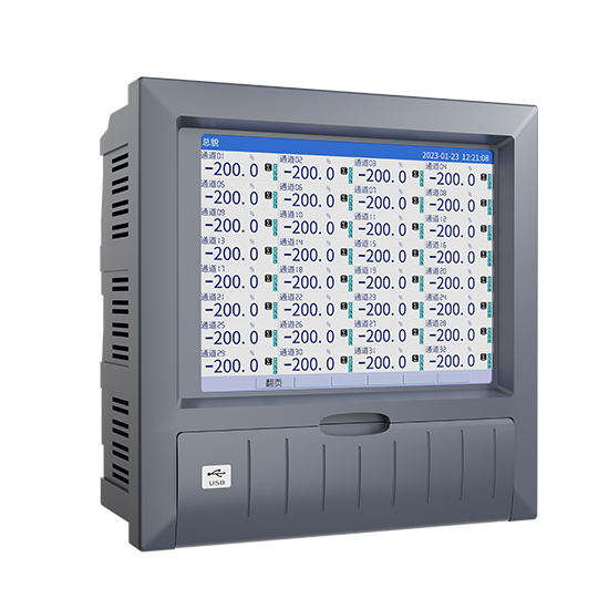 w66最给力MIK-R8000D 1-40路 10.4英寸 彩屏 无纸记录仪 USB