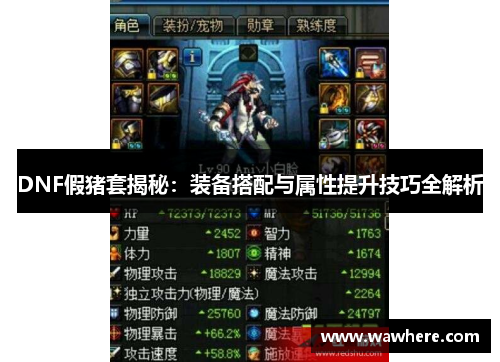 DNF假猪套揭秘：装备搭配与属性提升技巧全解析