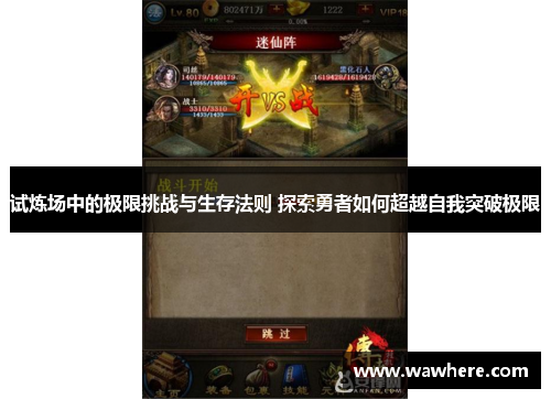 试炼场中的极限挑战与生存法则 探索勇者如何超越自我突破极限