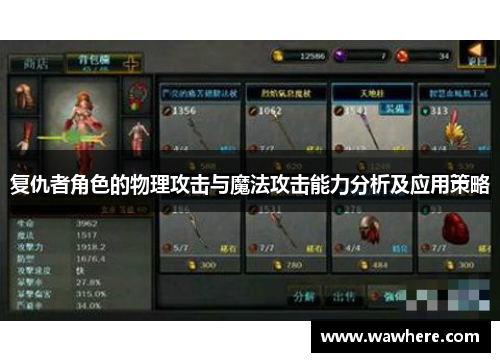 复仇者角色的物理攻击与魔法攻击能力分析及应用策略