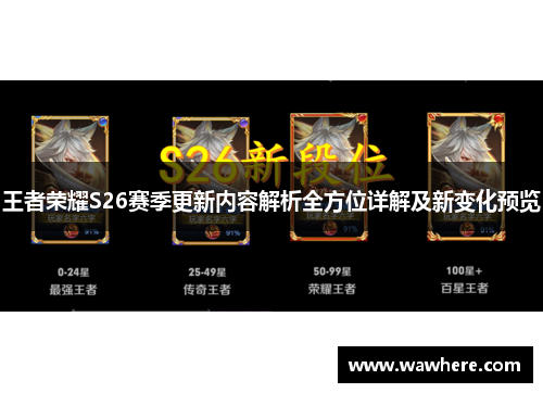王者荣耀S26赛季更新内容解析全方位详解及新变化预览
